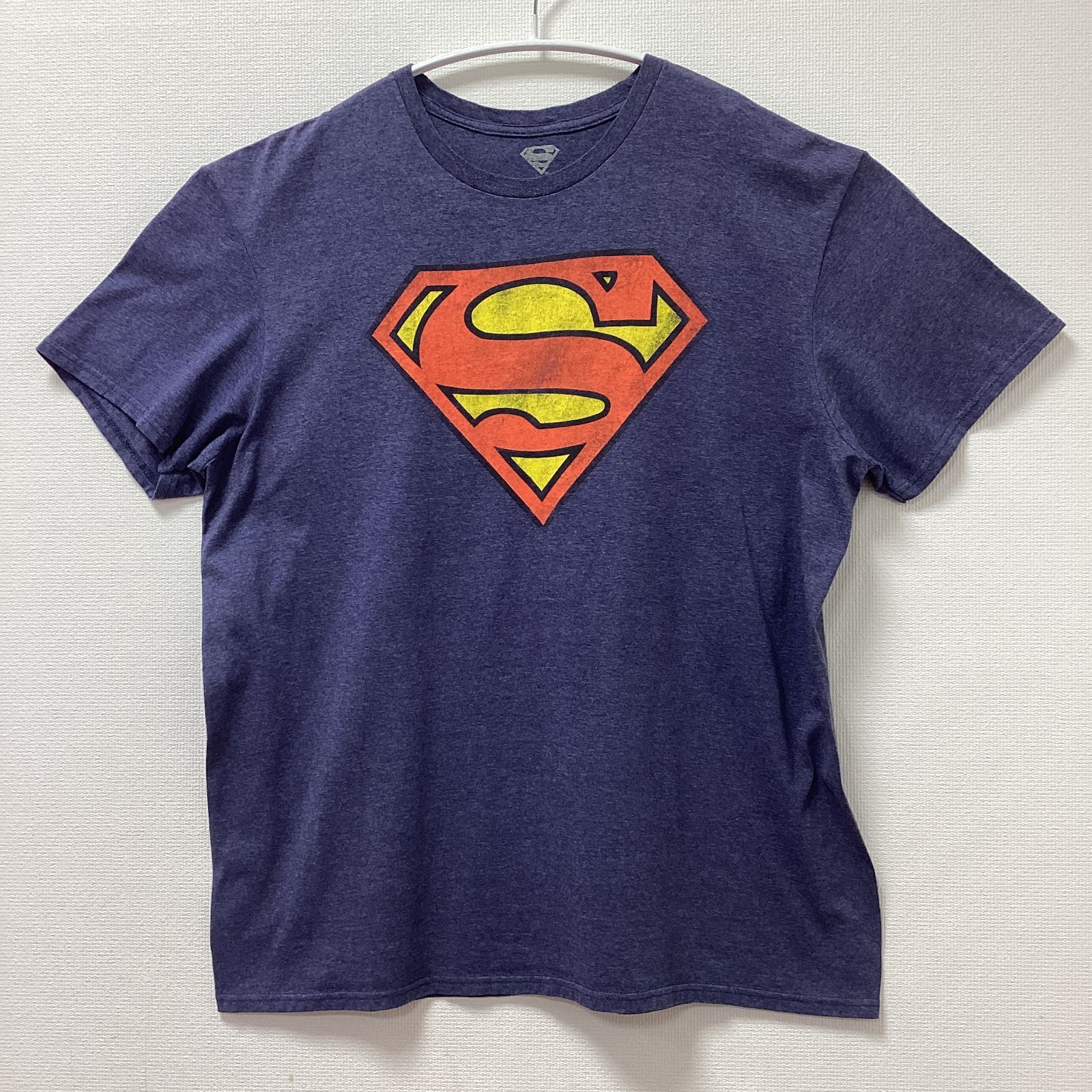 古着 SUPERMAN スーパーマン アメリカンヒーロー アメコミ 半袖Tシャツ