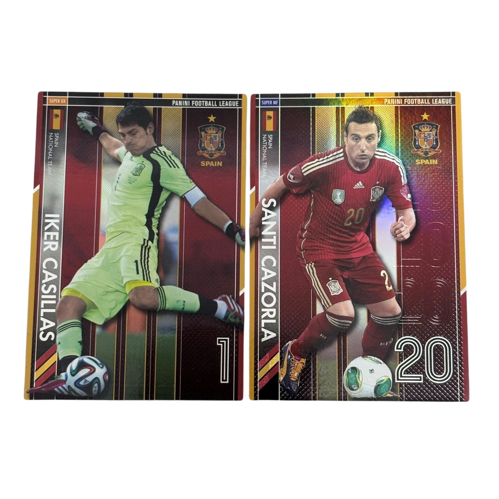 パニーニリーグ スペイン代表 カシージャスGK1 カソルラ MF20 スター