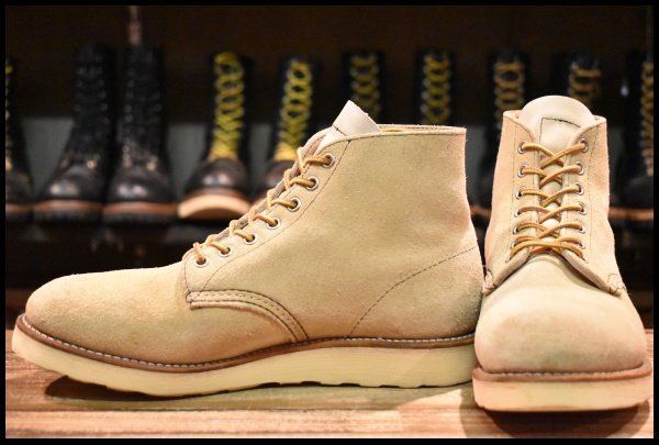 7.5 E 08年 レッドウィング 8167 スエード アイリッシュセッター ホーソーンアビレーン プレーントゥ ブーツ redwing FL 375