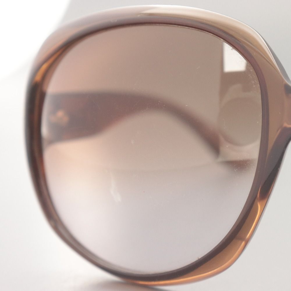 Christian Dior ディオール サングラス GLOSSY 1 KDCQR 62 20 125 度なしレンズ メガネ 眼鏡 レディース ブラウン 付属品付き