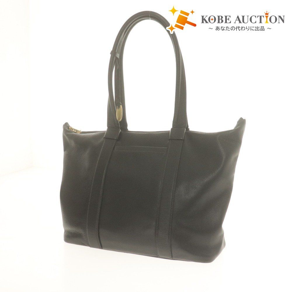 TOFF LOADSTONE トフ ロードストーン ハンド トートバッグ 鞄 レザー 革 内側総柄 メンズ レディース ブラック 黒 袋付き