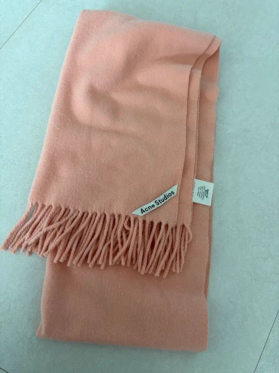 Acne Studios アクネストゥディオズ マフラー サーモンピンク