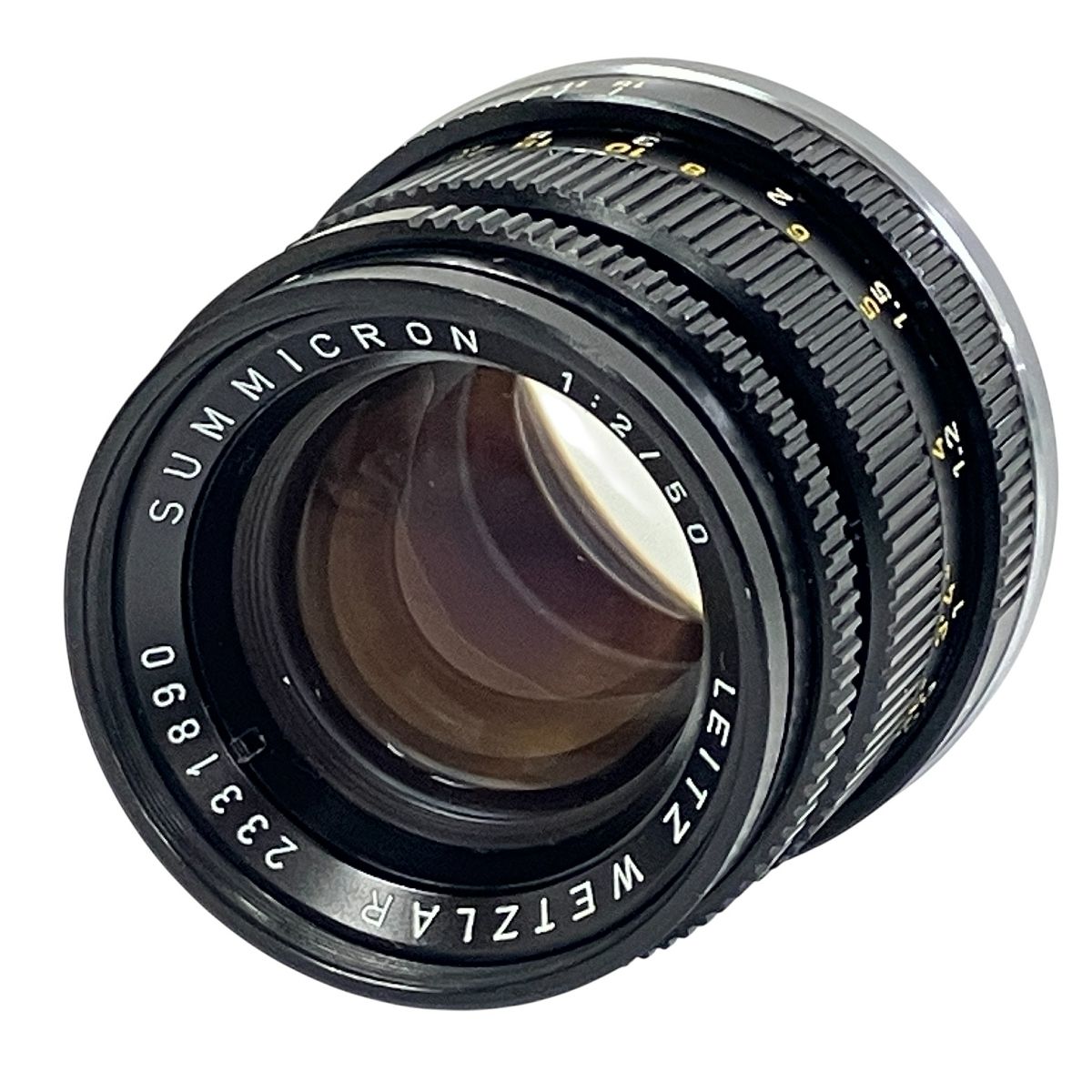 Leica Leitz Wetzlar 50 mm F 2 nd 第2世代 233万番台 ライカ ズミクロン 単焦点レンズ