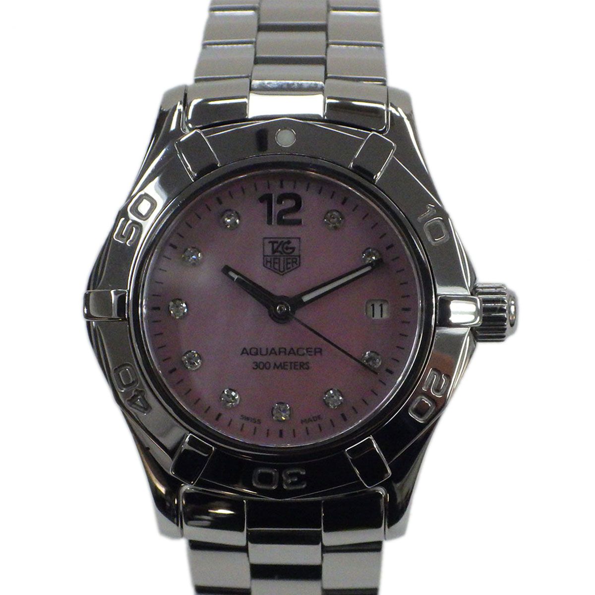 TAG HEUER タグホイヤー アクアレーサー 300M ピンクシェル文字盤 10P