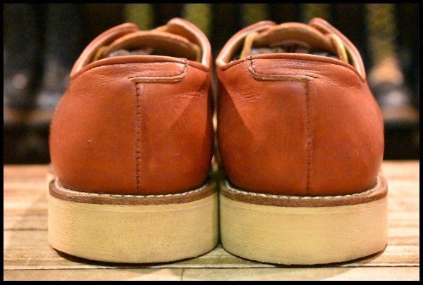  7 D 旧羽タグ 92年 レッドウィング 8104 オックスフォード 赤茶 オロラセット 短靴 ローカット 8103 ブーツ redwing FL 380 ワークブーツ ブーツ 革靴