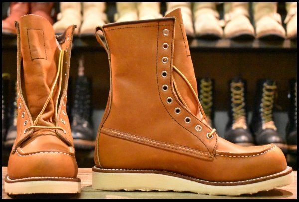 8 D ♥ 22年 レッドウィング 877 ロング アイリッシュセッター オロレガシー モックトゥ 編み上げ ブーツ redwing FL 381