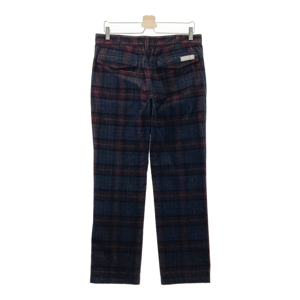サイズ：82 ZOY ゾーイ コーデュロイ ロングパンツ チェック柄