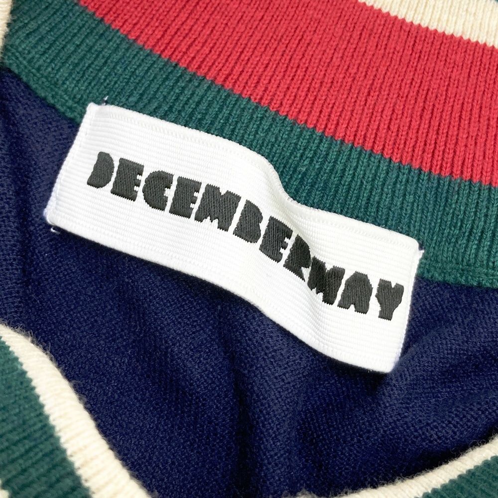 サイズ：S DECEMBERMAY ディセンバーメイ Vネック ニットセーター