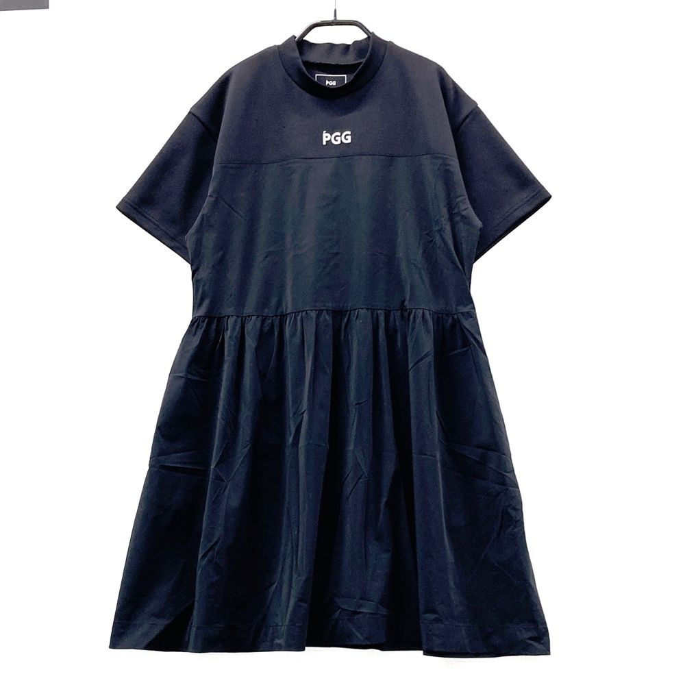 サイズ 1 PGG PEARLY GATES パーリーゲイツ モデル 半袖ワンピース ネイビー系 ゴルフウェア レディース ストスト