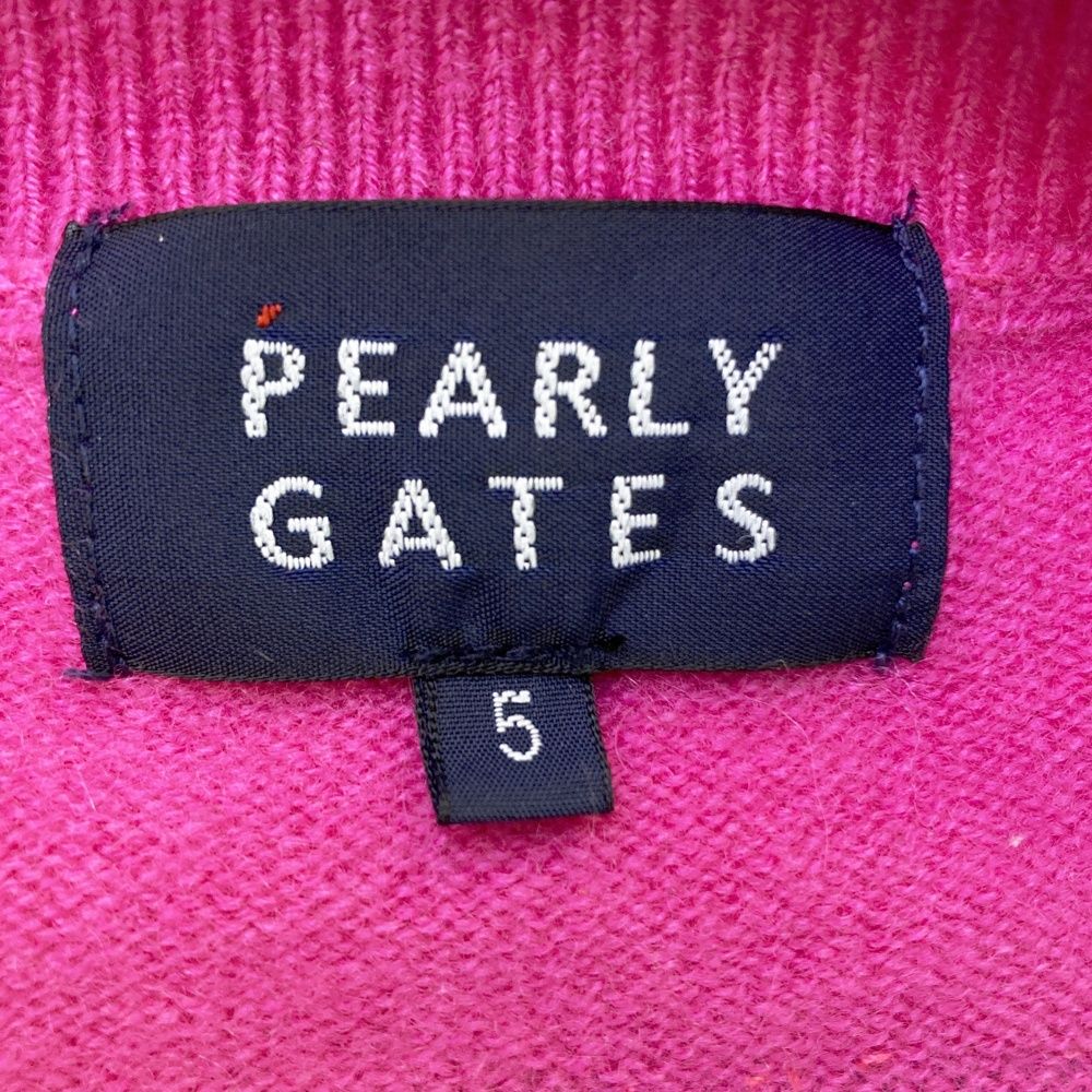 サイズ：5 PEARLY GATES パーリーゲイツ 2023年モデル カシミヤ ニット