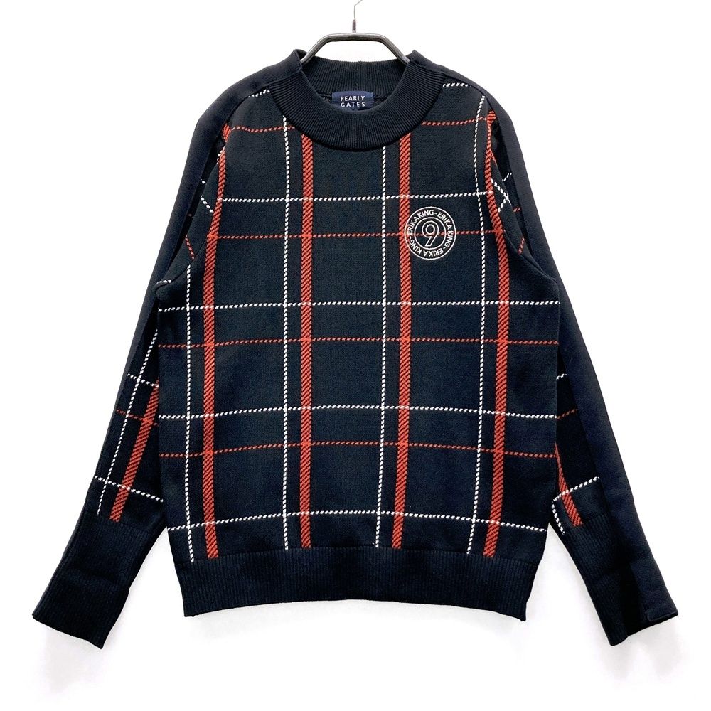 サイズ 0 PEARLY GATES パーリーゲイツ 2025年 ニット セーター ブラック系 ゴルフウェア レディース ストスト