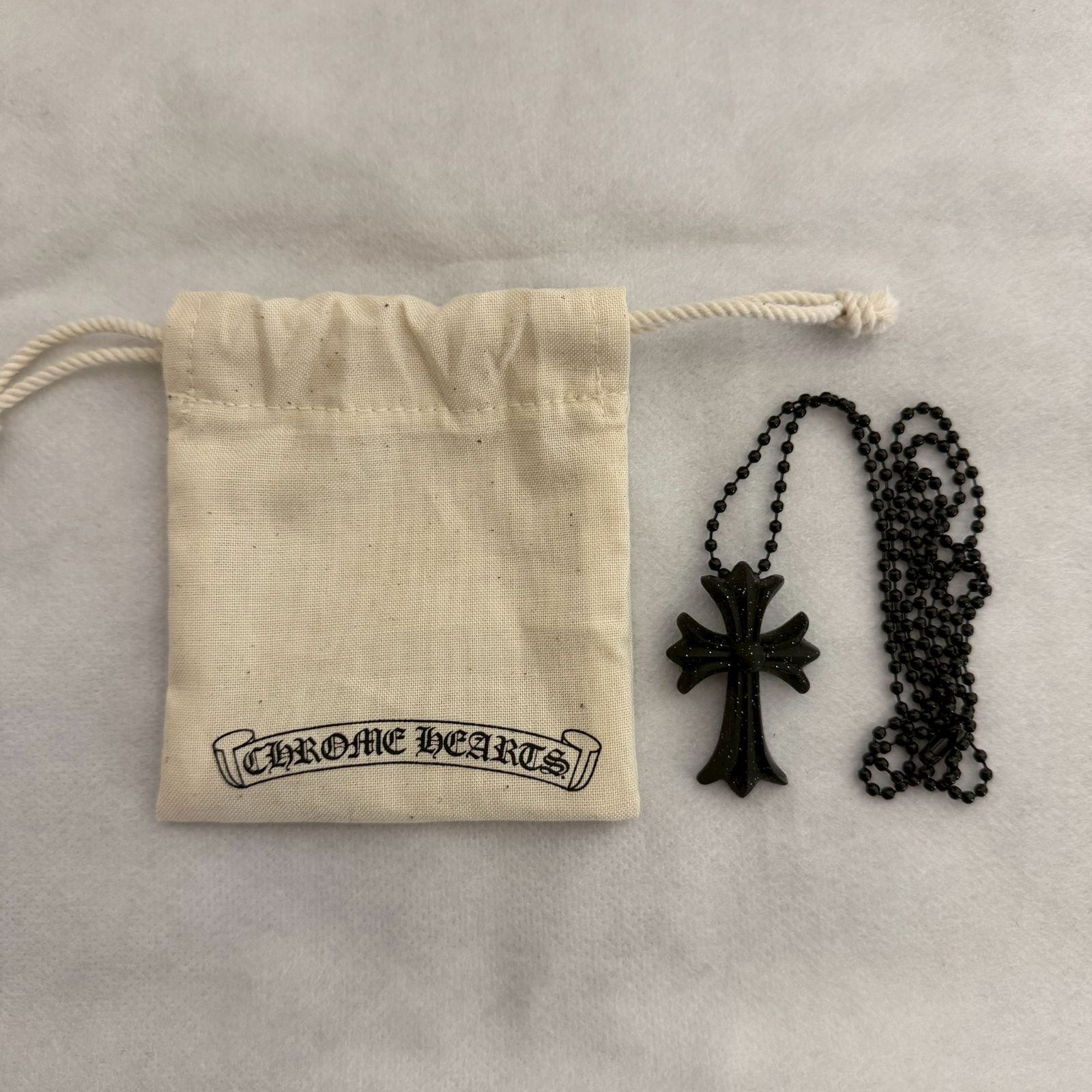 CHROME HEARTS クロムハーツ シリコン ラバー グリッター ネックレス