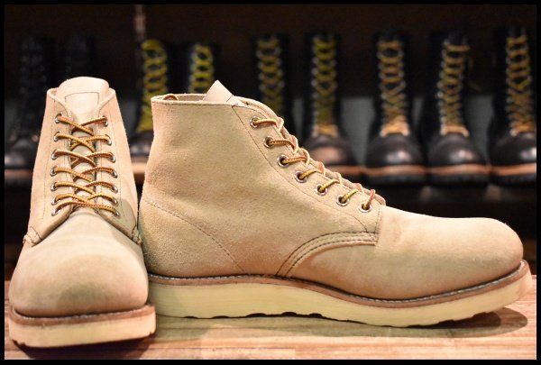 7.5 D 09年 レッドウィング 8167 スエード アイリッシュセッター ホーソーンアビレーンラフアウト ブーツ redwing FL 385