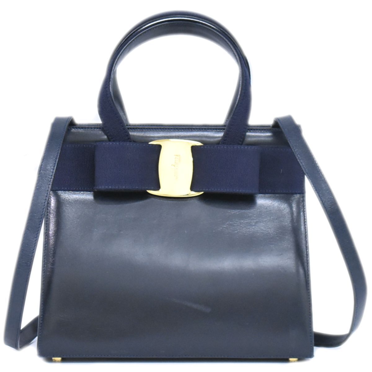 本物 サルヴァトーレ フェラガモ Salvatore Ferragamo ヴァラ リボン 