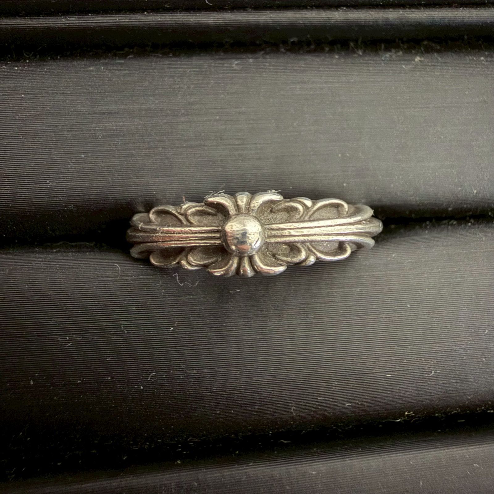 CHROME HEARTS Baby Classic クロムハーツ ベビークラシック フローラルクロス リング 指輪 小物 アクセサリー シルバー 13号 メンズ レディース 袋付き