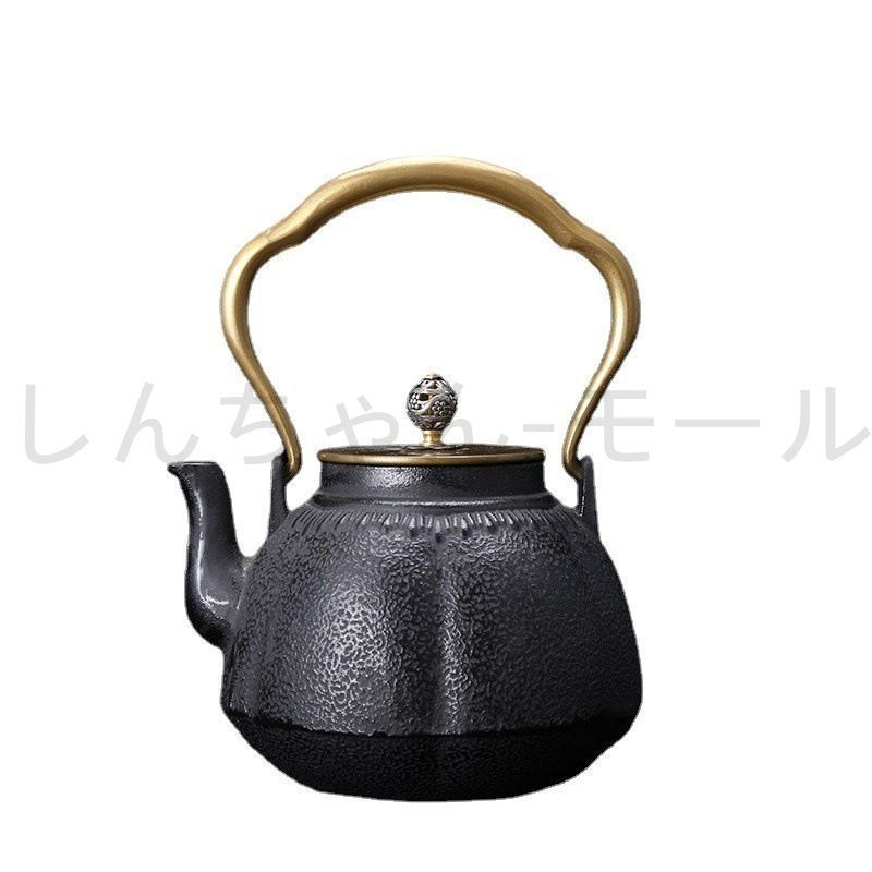 鉄分補給 鉄調理器 直火 対応 やかん 南部 銅蓋鉄瓶 1.2L 敬老の日