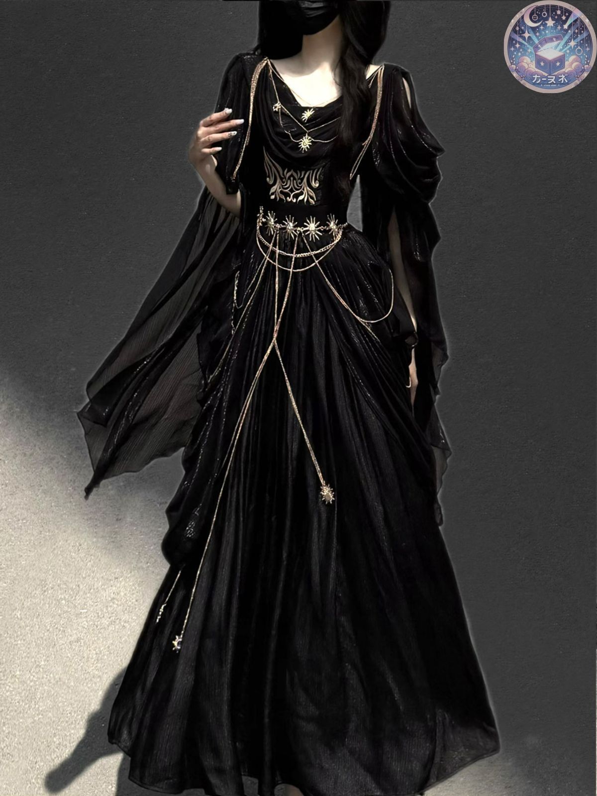 ♥ ゴシック風ロリータ コスプレ衣装 ゴスロリ lolitaドレス 感 舞台衣装 イベント向け 普段着ブラック