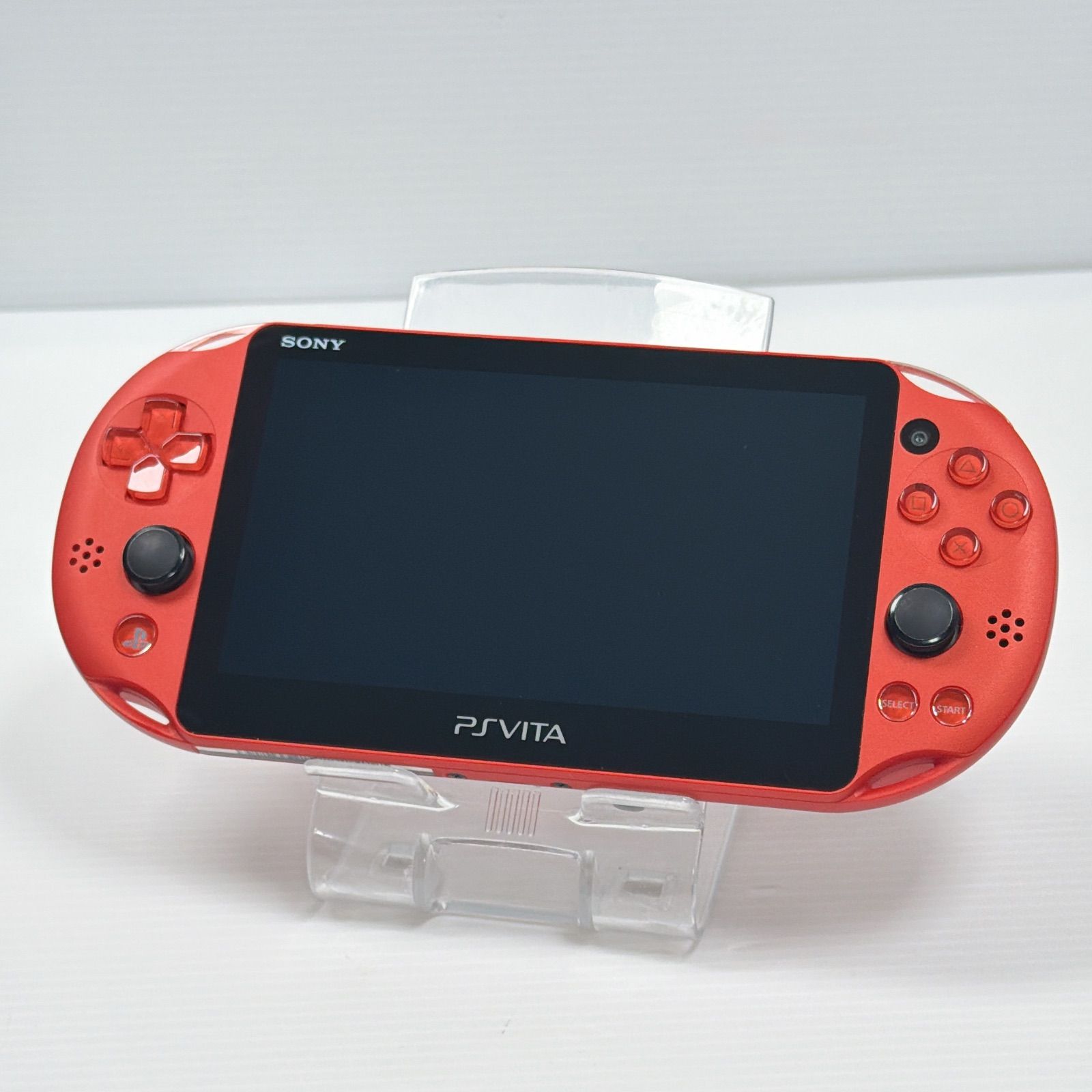 極美品 PSVITA PCH 2000 メタリックレッド PlayStation Vita 純正8GB
