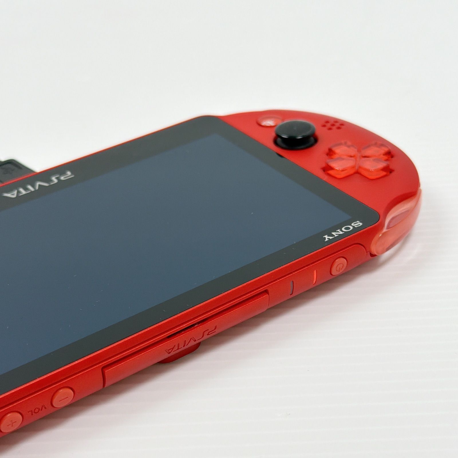 極美品 PSVITA PCH 2000 メタリックレッド PlayStation Vita 純正8GB