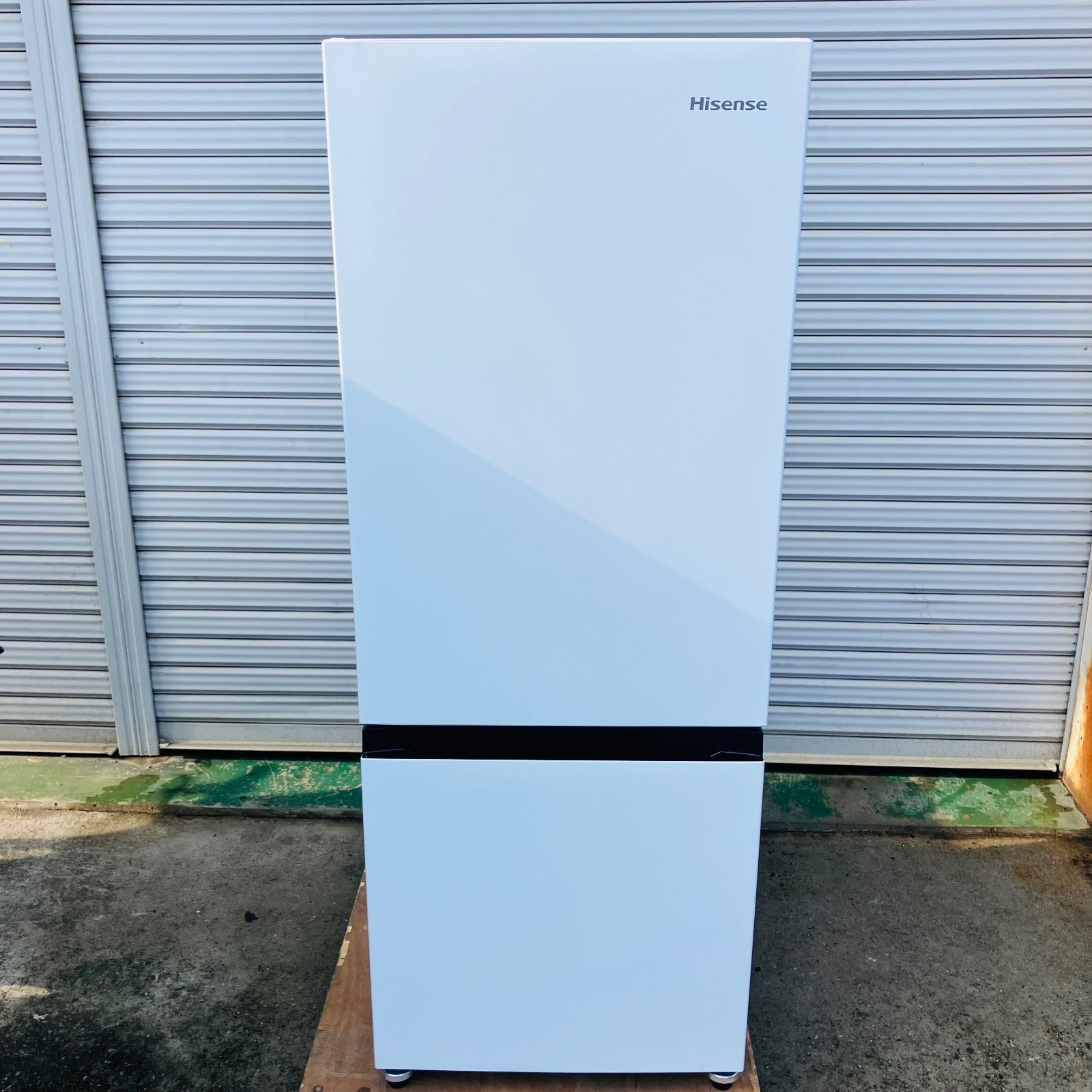 12r62. Hisense 162L 冷凍冷蔵庫 HR-D15F 2023年製 中古品 動作品