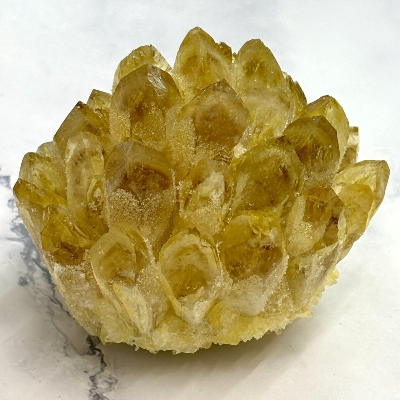 天然シトリンクォーツ クラスター