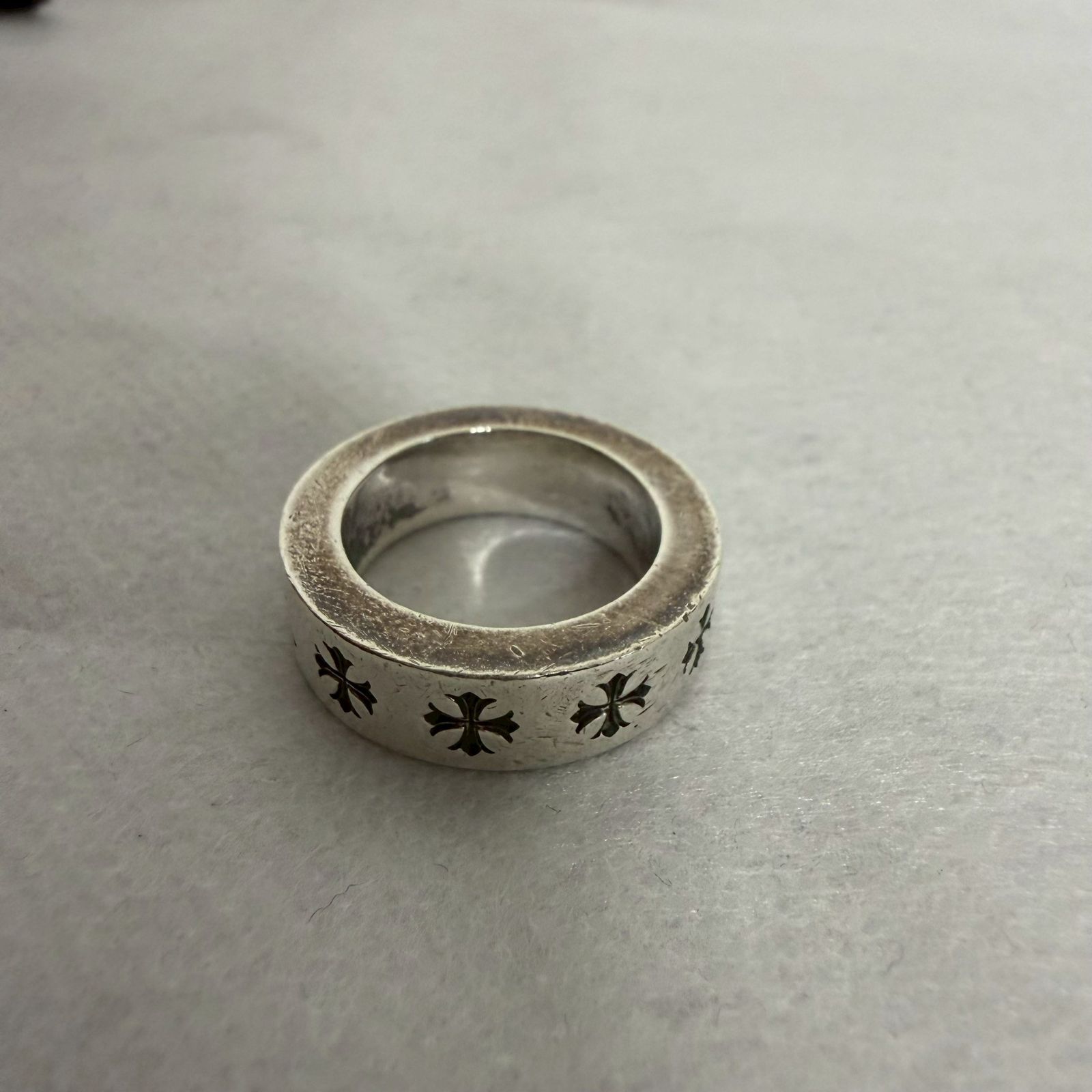 CHROME HEARTS Spacer Forever クロムハーツ スペーサーフォーエバー リング 指輪 小物 アクセサリー シルバー 8号 メンズ レディース 袋付き