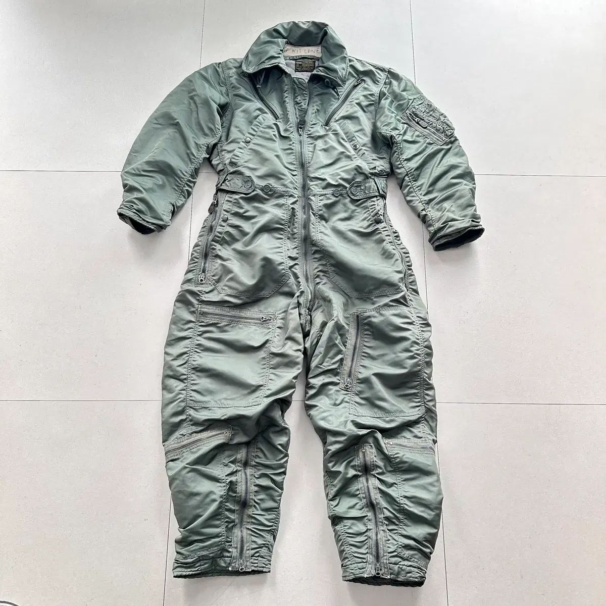 60 s オリジナル アメリカ空軍 アルバートターナー CWU 1 P フライトスーツ クラウン ジッパー