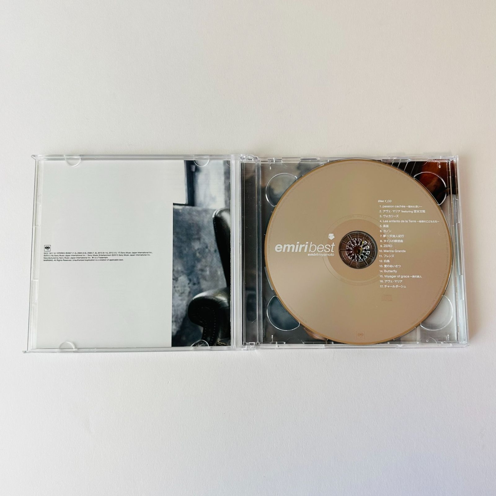 宮本笑里 emiri best(初回生産限定盤)(DVD付) スリーブケース付 