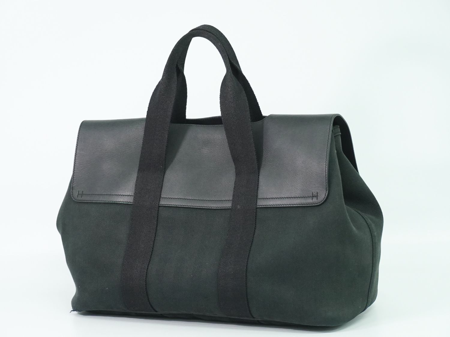 本物 エルメス HERMES ヴァルパライソ MM トワルシェブロン トート 