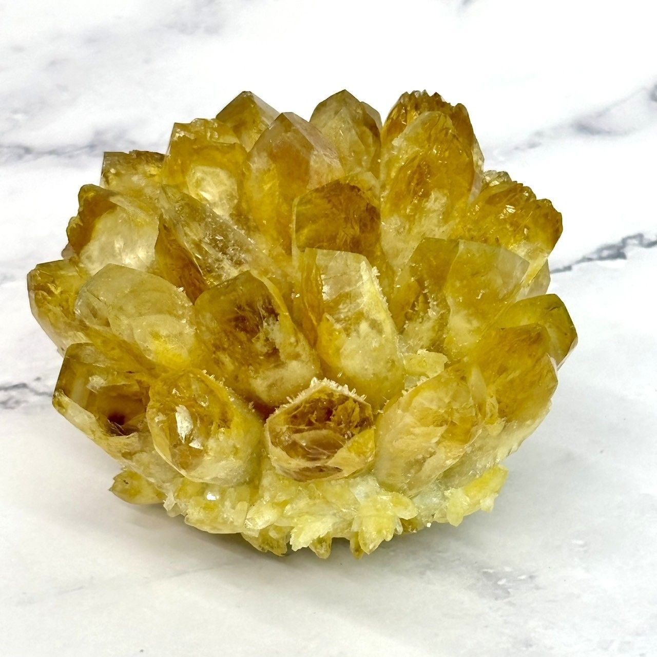 天然 水晶イエロー クラスター シトリン クォーツ パワーストーン　インテリア 楽天市場】シトリン クラスター 浄化 インテリア 天然黄水晶 11月