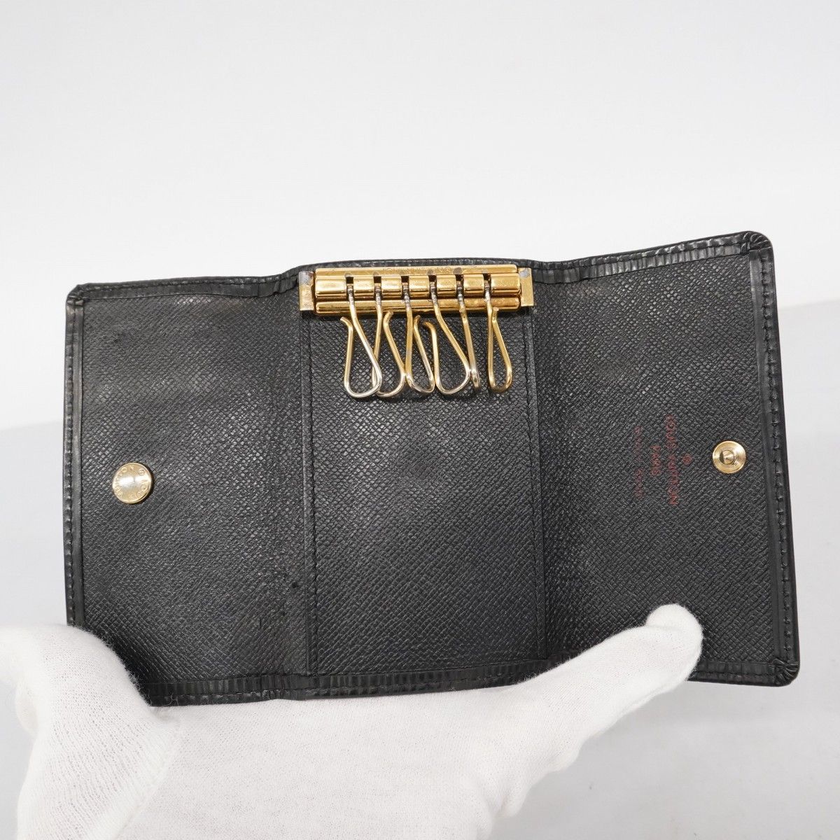 ルイヴィトン　エピ　ミュルティクレ　6連　キーケース　ブラック　黒　ノワール LOUIS VUITTON ルイヴィトン ミュルティクレ6 6連キーケース エピ