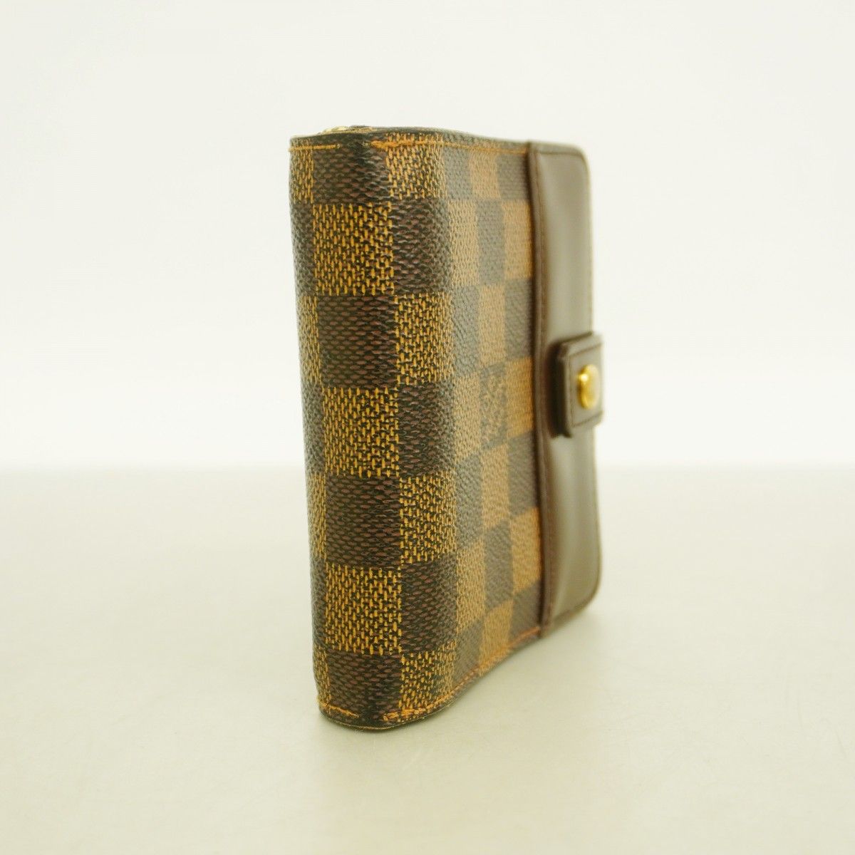 5pd6701-k】ルイヴィトン 財布 ダミエ コンパクトジップ N61668 エベヌ