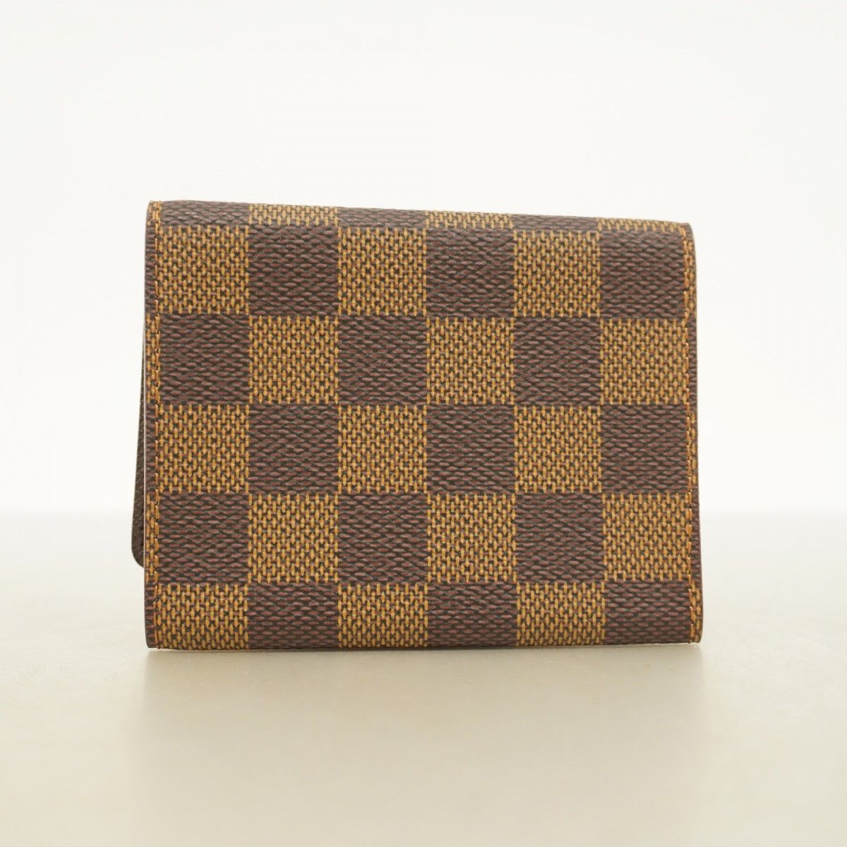  5 pe 6767 k ルイヴィトン 名刺入れ ダミエ アンヴェロップカルトドゥヴィジット N 62920 エベヌ メンズ レディース ユニセックス 名刺入れ 小物