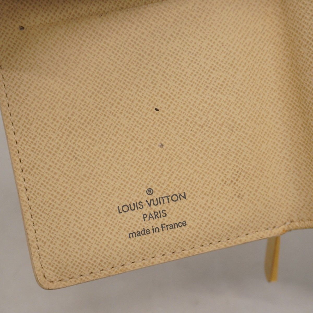 5pe6790-k】ルイヴィトン 三つ折り財布 ダミエ・アズール