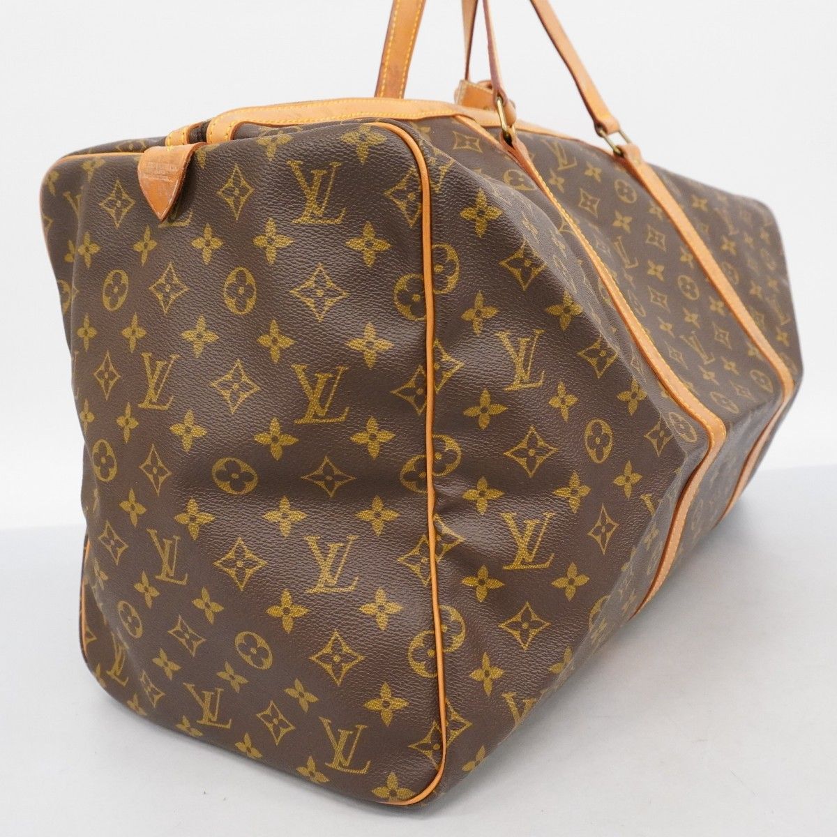 5pe6802-k】ルイヴィトン ボストンバッグ モノグラム サックスプール55