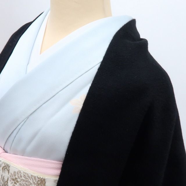  百華 Y 4309 着物 ファー付 ショール 着物ショール 着物 浴衣