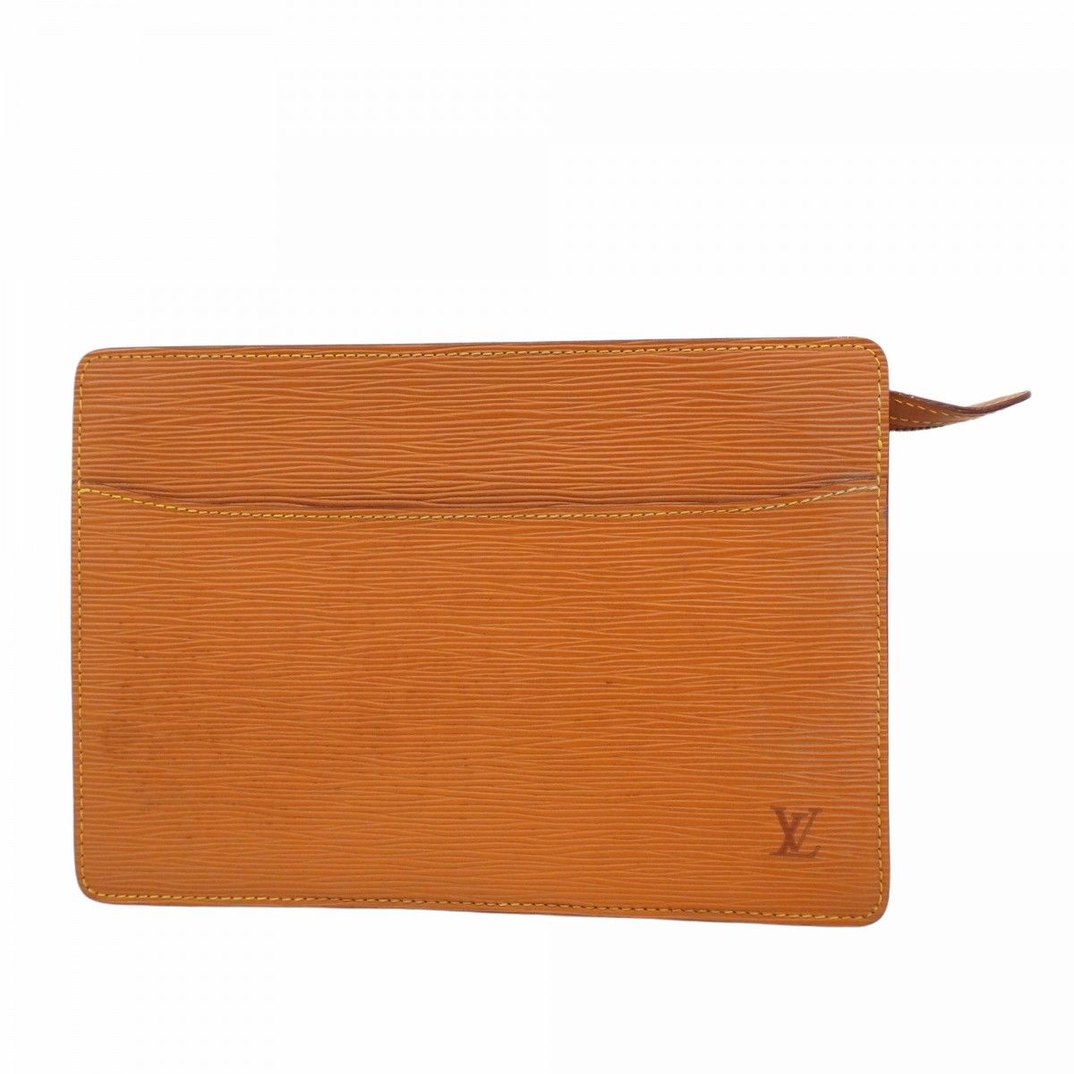 5 pe 6826 ルイヴィトン クラッチバッグ エピ ポシェットオム M 52528 ジパングゴールド メンズ