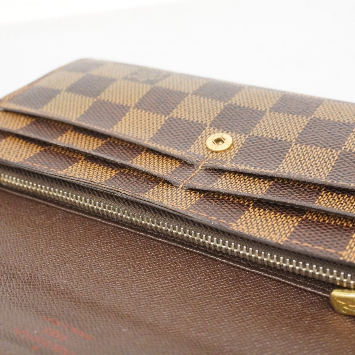 5pe6834】ルイヴィトン 長財布 ダミエ ポルトフォイユサラ N61734