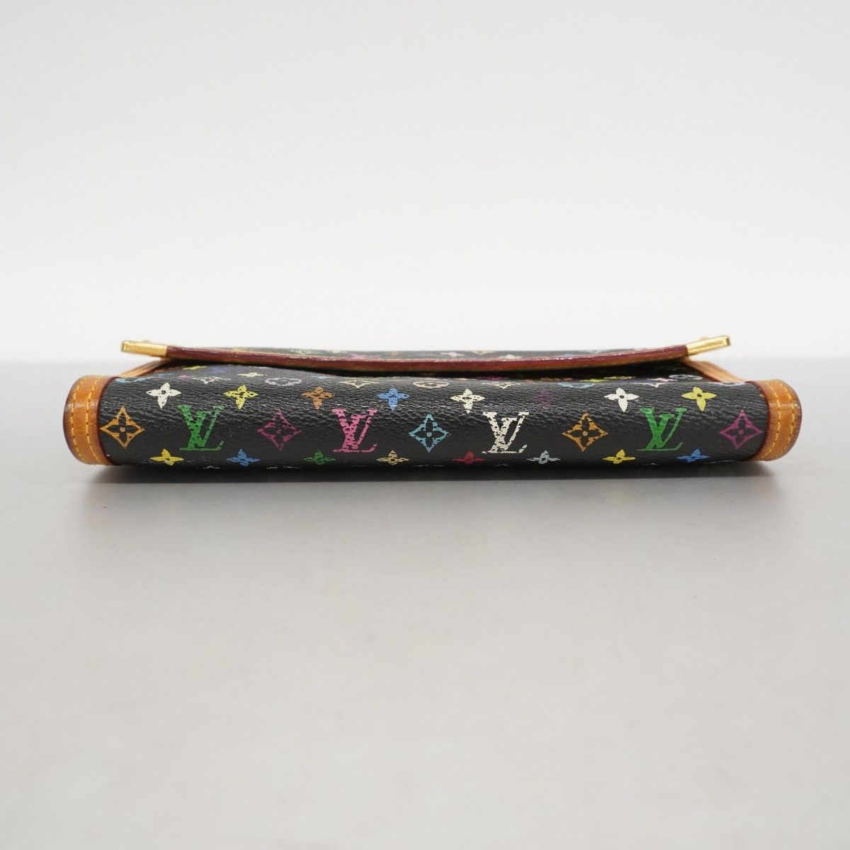 5pe6835】ルイヴィトン 三つ折り長財布 モノグラム・マルチカラー