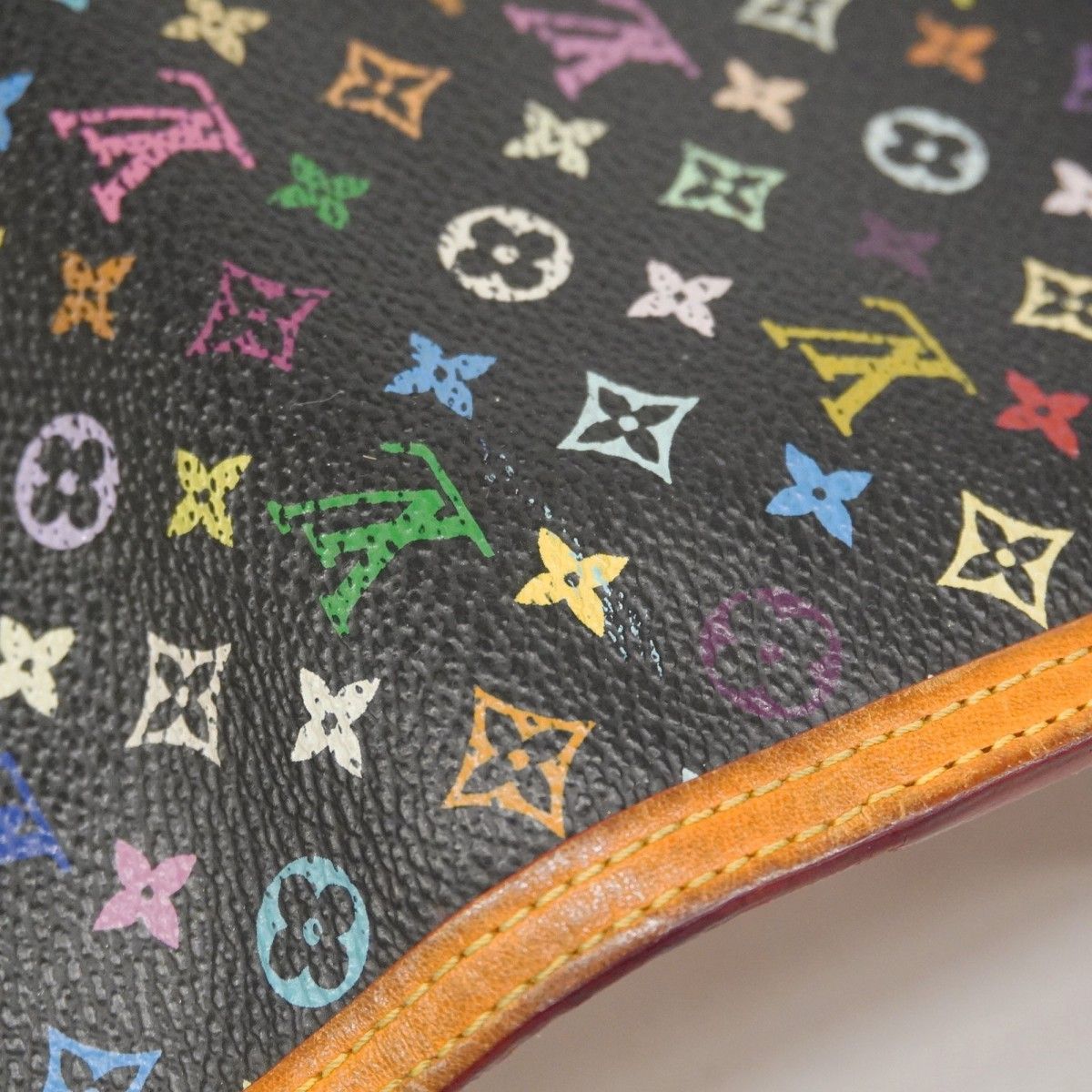 5pe6835】ルイヴィトン 三つ折り長財布 モノグラム・マルチカラー