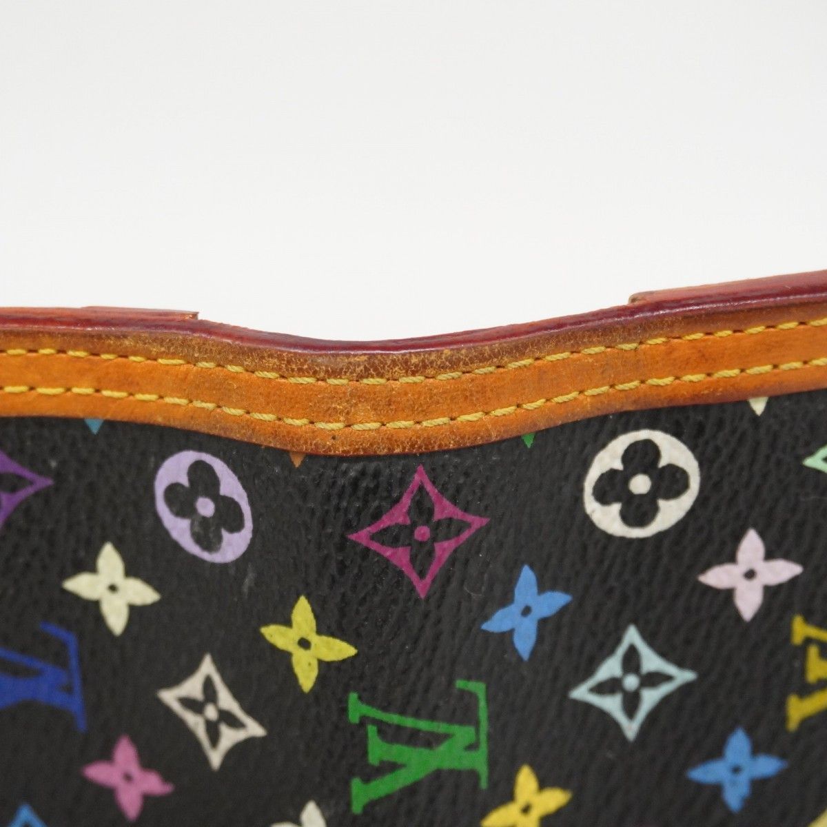 5pe6835】ルイヴィトン 三つ折り長財布 モノグラム・マルチカラー