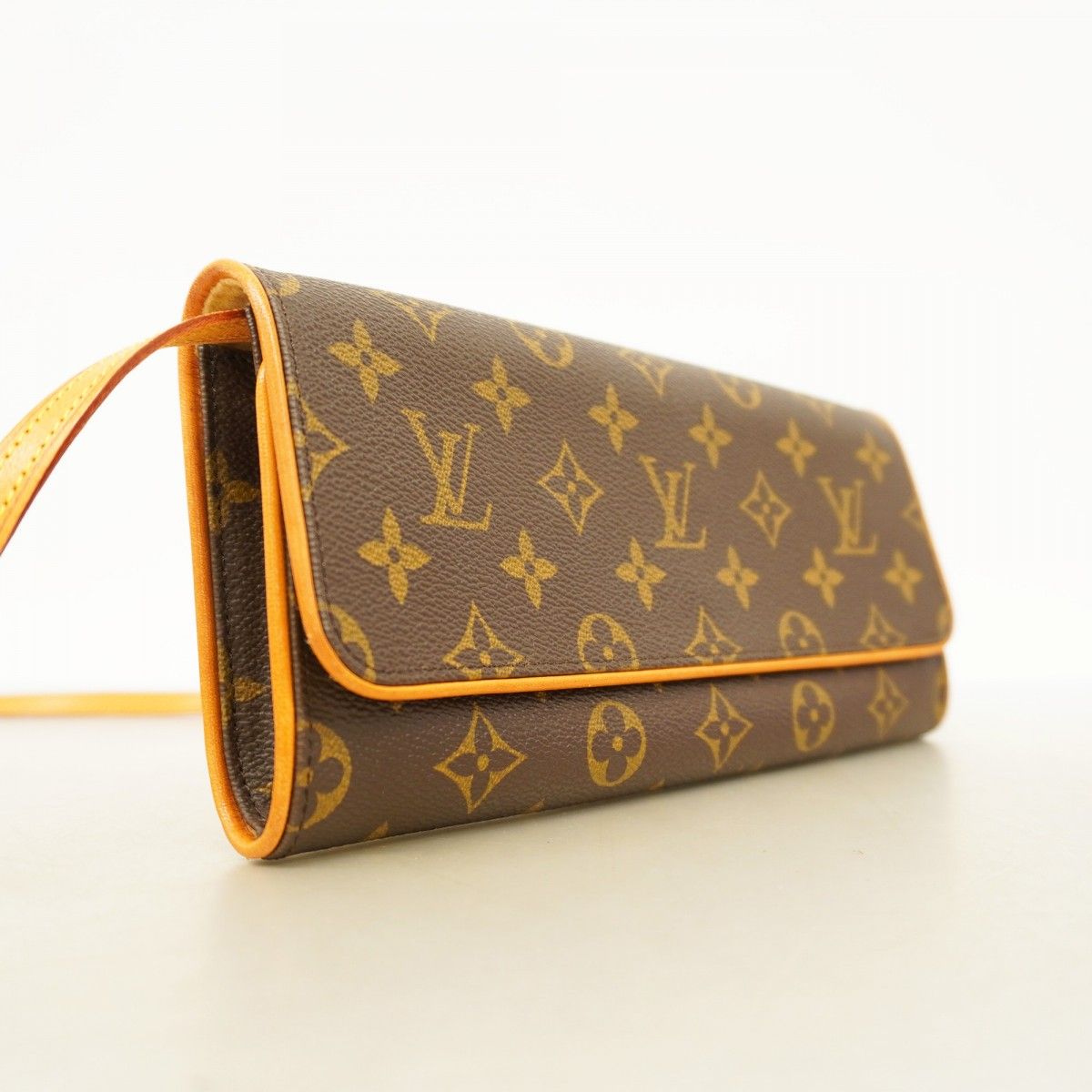 5pe6863】ルイヴィトン ショルダーバッグ モノグラム ポシェットツイン