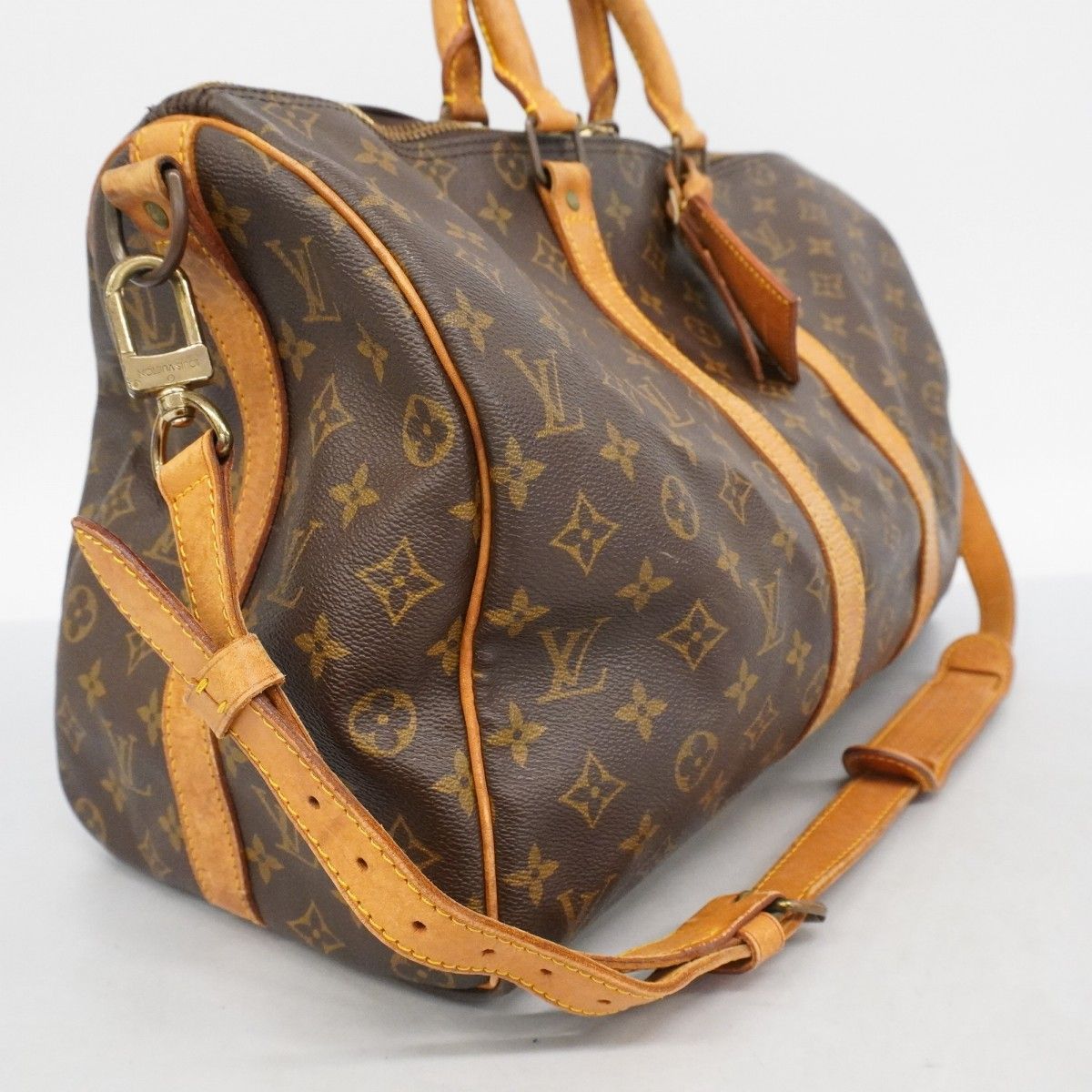 5pe6874】ルイヴィトン ボストンバッグ モノグラム キーポルバンド