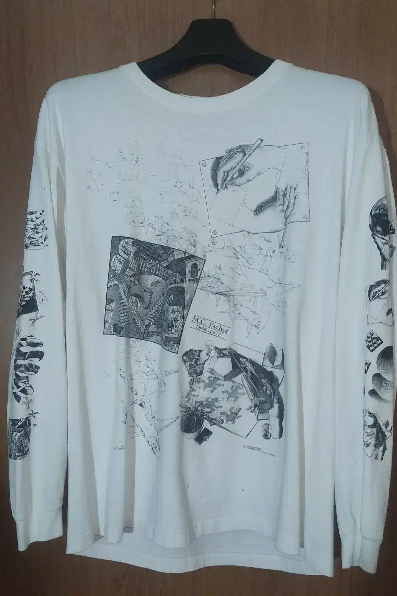 90 s M C エッシャー ロングスリーブ