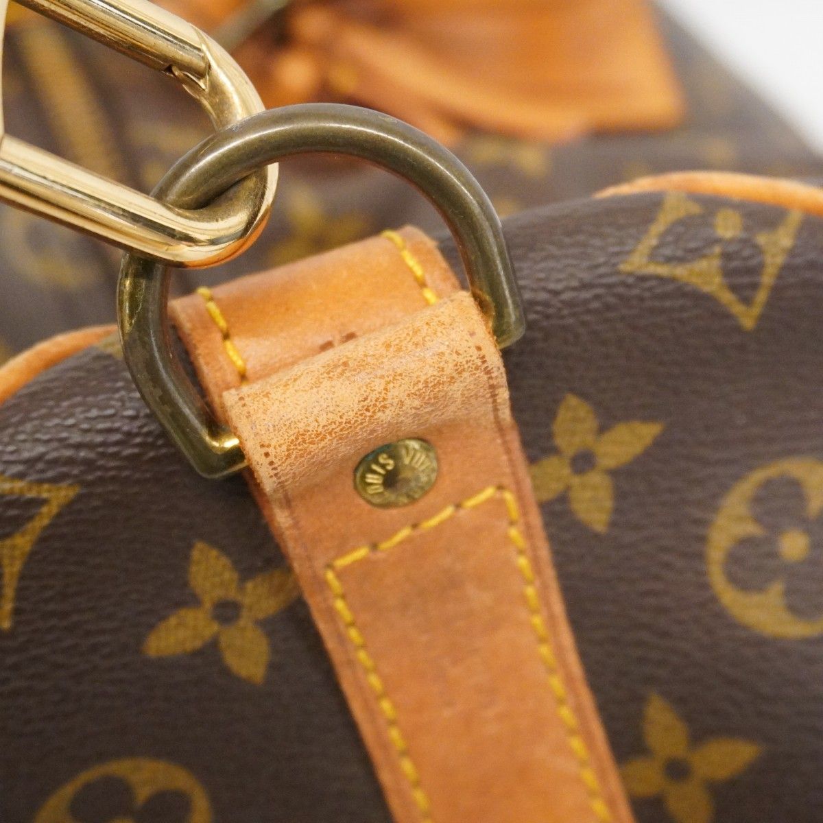 5pe6880】ルイヴィトン ボストンバッグ モノグラム キーポルバンド