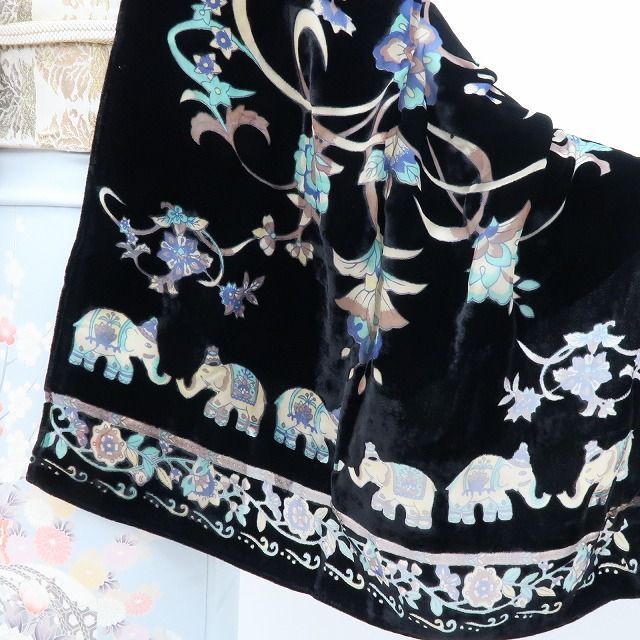 透かし柄 大判ショール