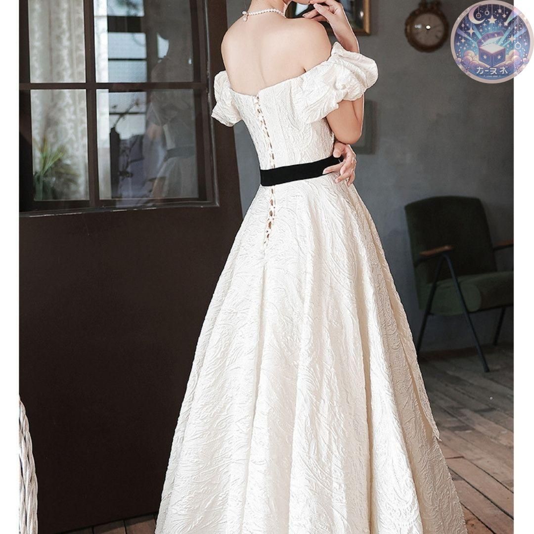 新品 未使用 ウェディングドレス パーティードレス 結婚式 披露宴 演奏 