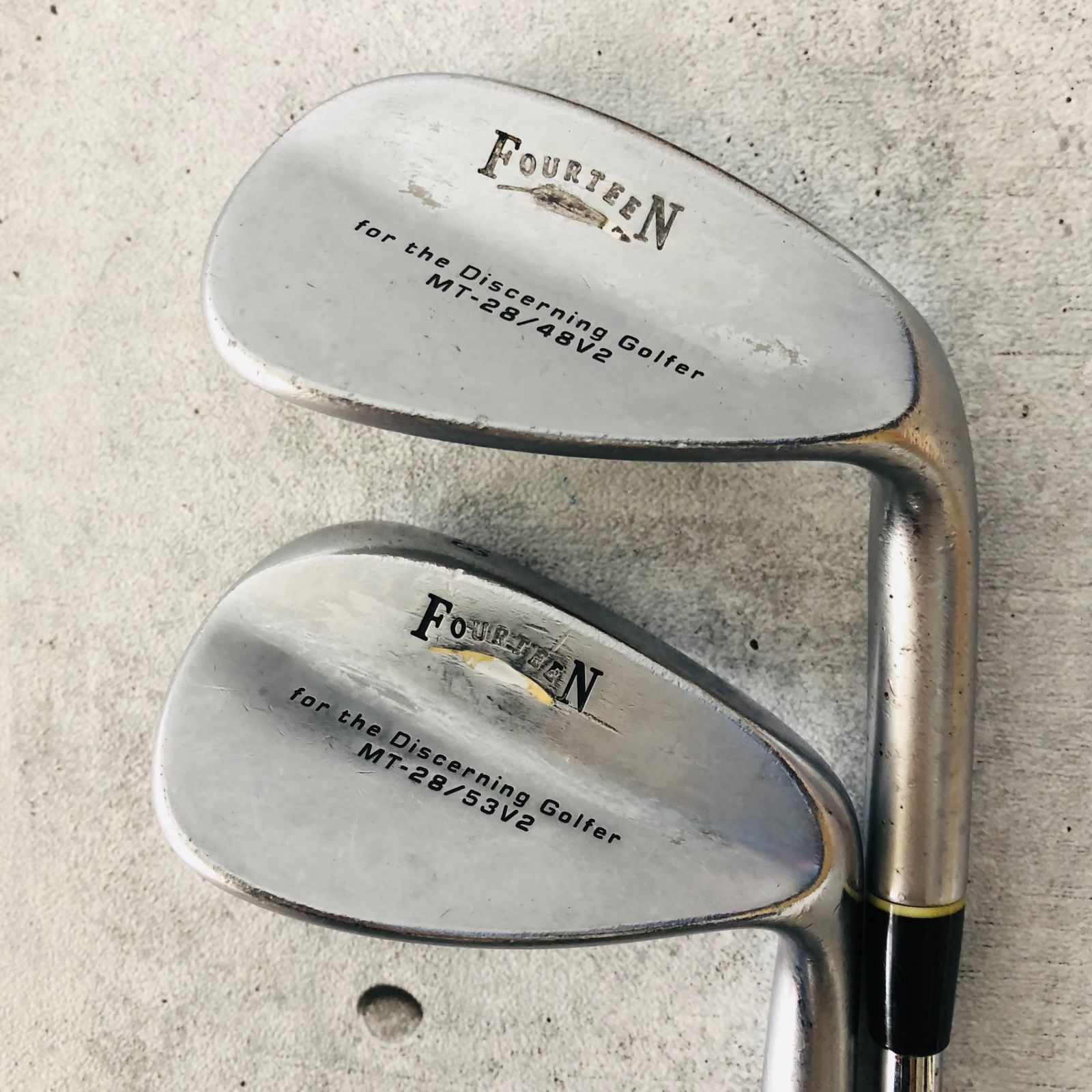 FOURTEEN フォーティーン MT-28/48V2 MT-28/53V2 48° 53° 2本 メンズ