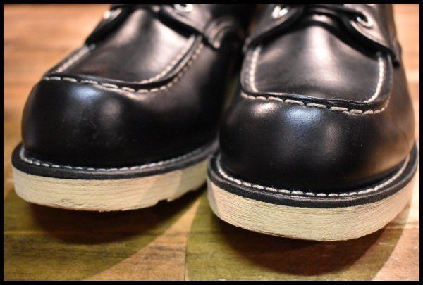  8 E 犬タグ復刻 18年 レッドウィング 8179 アイリッシュセッター 黒 ブラッククローム モックトゥ ブーツ redwing FL 398 ワークブーツ ブーツ 革靴