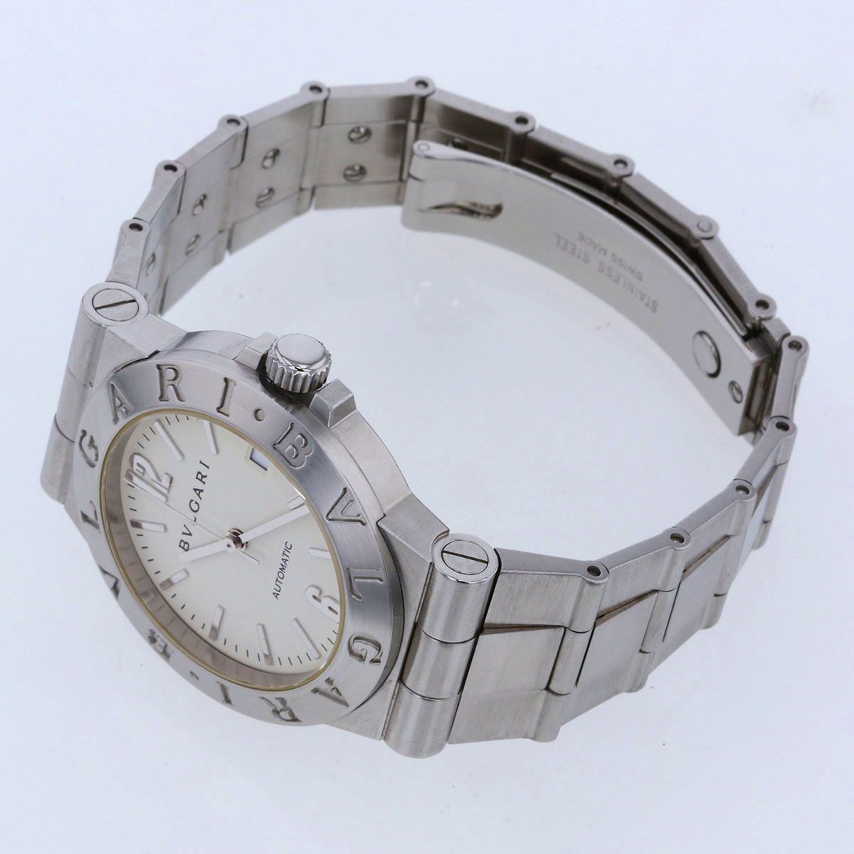 BVLGARI ブルガリ ディアゴノ スポーツ Auto 35mm 腕時計 LCV35S